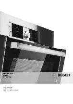 Bosch HMT85GL53W Instruction Manual preview