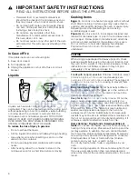 Предварительный просмотр 6 страницы Bosch HMV3022U Use And Care Manual