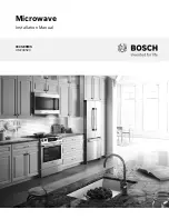 Preview for 1 page of Bosch HMV3052C Installation Manual