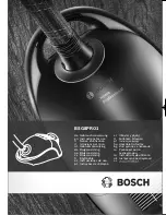 Preview for 1 page of Bosch Home Professional BSG8PRO1 Instructions For Use Manual