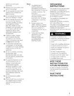 Preview for 5 page of Bosch Household Appliances WTC82100US Operating, Care And Installation Instructions Manual