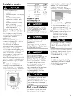 Preview for 7 page of Bosch Household Appliances WTC82100US Operating, Care And Installation Instructions Manual