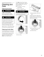 Preview for 17 page of Bosch Household Appliances WTC82100US Operating, Care And Installation Instructions Manual