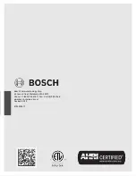 Preview for 40 page of Bosch HPC Installation, Operation And Maintenance Manual