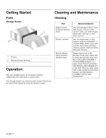 Preview for 5 page of Bosch HSD30 Use And Care Manual