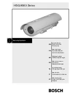 Preview for 1 page of Bosch HSG9583 Series Instruction Manual