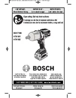 Preview for 1 page of Bosch HTH181 Operating/Safety Instructions Manual