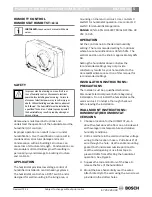 Preview for 5 page of Bosch HUMBLBP-17H6--A Installation And Maintenance Manual