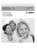 Bosch HWC800500 Use And Care Manual предпросмотр