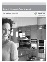 Preview for 1 page of Bosch HWD Series Use And Care Manual