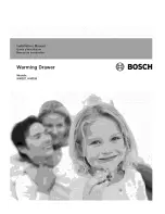 Bosch HWD27 Installation Manual preview