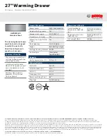 Bosch HWD5751UC Specifications preview