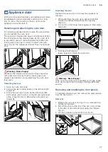 Предварительный просмотр 27 страницы Bosch HXR39ID50Y Instruction Manual