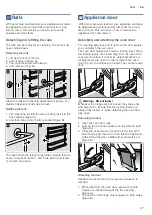 Предварительный просмотр 27 страницы Bosch HXR39IE50N Instruction Manual