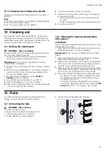 Preview for 21 page of Bosch HXU09AH50A User Manual And Installation Instructions