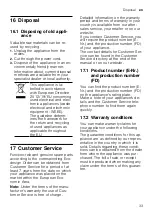 Preview for 33 page of Bosch I 8 OptiMUM Series Information For Use