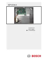 Предварительный просмотр 1 страницы Bosch ICP-CC404 Installation Manual