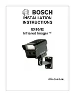 Bosch Infrared Imager EX80 Installation Instructions Manual preview