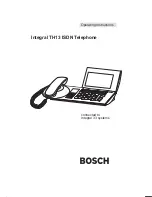 Bosch Integral TH13 Operating Instructions Manual preview