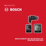 Предварительный просмотр 1 страницы Bosch Intuvia 100 Quick Start Manual