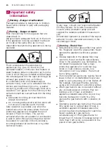 Preview for 4 page of Bosch iQ700 LF91BUV50B Instructions For Installation And Use Manual