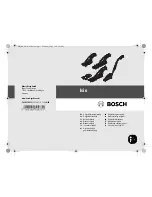 Предварительный просмотр 1 страницы Bosch Isio Original Instructions Manual