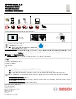 Предварительный просмотр 1 страницы Bosch ISP-PPR1-WA16G Installation Instructions Manual