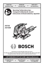 Bosch JS572E Operating/Safety Instructions Manual preview