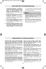 Preview for 4 page of Bosch JSH180 Operating/Safety Instructions Manual