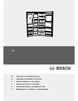 Preview for 1 page of Bosch KAD62V71 Operating And Installation Instructions