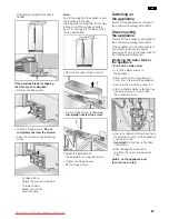 Предварительный просмотр 21 страницы Bosch KAN 58A50 Operating And Installation Instructions