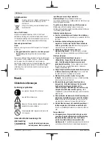 Preview for 72 page of Bosch Keo Original Instructions Manual