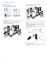 Предварительный просмотр 10 страницы Bosch KFN86 Series Installation Instructions And Instructions For Use