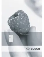 Bosch KFN91 Series Operating And Installation Manual preview