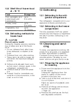 Preview for 23 page of Bosch KFN96A Series User Manual