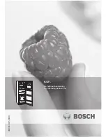 Предварительный просмотр 1 страницы Bosch KGF76E45 Operating Instructions Manual