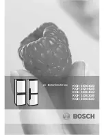 Предварительный просмотр 1 страницы Bosch KGH 33X03GB Instructions For Use Manual