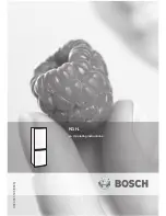 Предварительный просмотр 1 страницы Bosch KGH Series Operating Instructions Manual