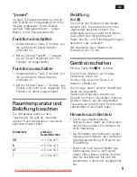 Preview for 9 page of Bosch KGN 57S50NE Operation Instruction Manual