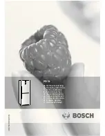 Bosch KGN Series Operating Instructions Manual preview