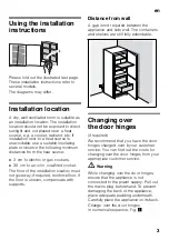 Предварительный просмотр 3 страницы Bosch KGN39VK25R Installation Instructions Manual