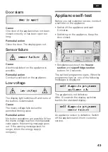 Preview for 45 page of Bosch KGU Series Instructions For Use Manual