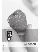 Bosch KIC Series Operating Instructions Manual preview