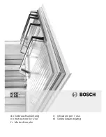 Bosch KIF27 Series Instructions For Use Manual preview