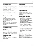 Preview for 11 page of Bosch KIF27 Series Instructions For Use Manual