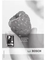 Предварительный просмотр 1 страницы Bosch KIL38A50GB Operating Instructions Manual