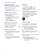 Preview for 12 page of Bosch KIN86AD30G User Manual