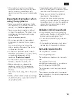 Предварительный просмотр 4 страницы Bosch KIR18A51GB Operating Instructions Manual