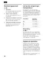 Preview for 58 page of Bosch kir25p60 Operating Instructions Manual