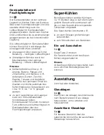 Preview for 12 page of Bosch KIR81AD30 Instructions For Use Manual